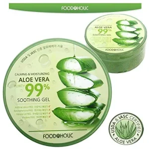 FOOD A HOLIC Calming & Moisturizing Aloe Vera Purity 99% Soothing Gel 300ml Bangladesh