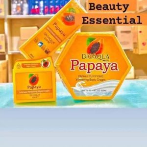 Bioqua papaya whitening combo set special
